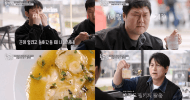 Korean actors try traditional salt cod dishes in Porto on Teecast's travel series