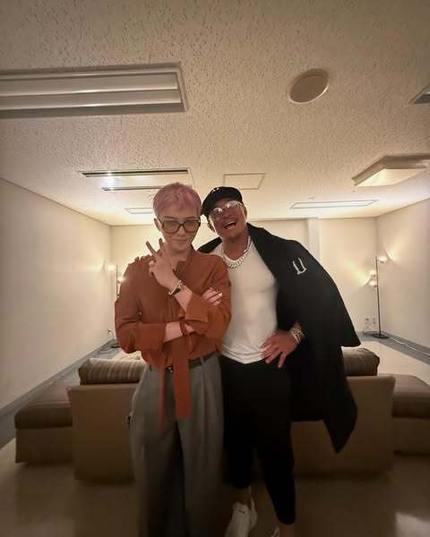 Korean MMA legend Choo Sung Hoon meets G Dragon after 8 years at Osaka concert