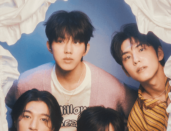 DAY6 performing live during their soldout finale concert at KSPO Dome in Seoul