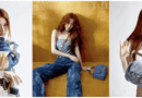 Huh Yunjin of LE SSERAFIM models Fendi bags for new fashion editorial