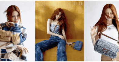 Huh Yunjin of LE SSERAFIM models Fendi bags for new fashion editorial
