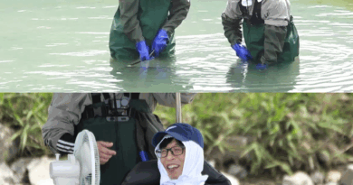 Yu Jae suk and KCM go river fishing in summer on MBC show