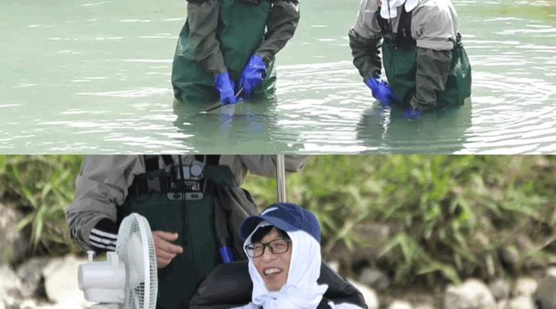 Yu Jae suk and KCM go river fishing in summer on MBC show
