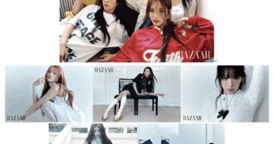 fromis9 shines in a bold fashion shoot by Harpers BAZAAR Korea showcasing individual charm