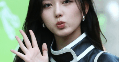 Kpop idol Gaeul prepares to throw first pitch at LG Twins baseball game