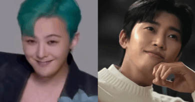 GDRAGON showcases new teal hair symbolizing Hana Bank campaign branding