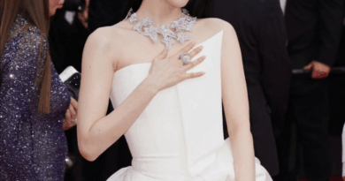 Han Sohee shines in white dress at Cannes Film Festival red carpet