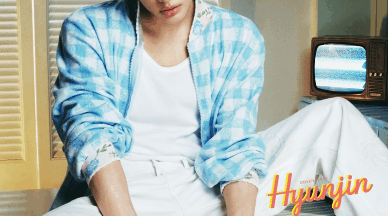 Stray Kids Hyunjin wears Cartier Santos watch for Arena Homme Plus June cover