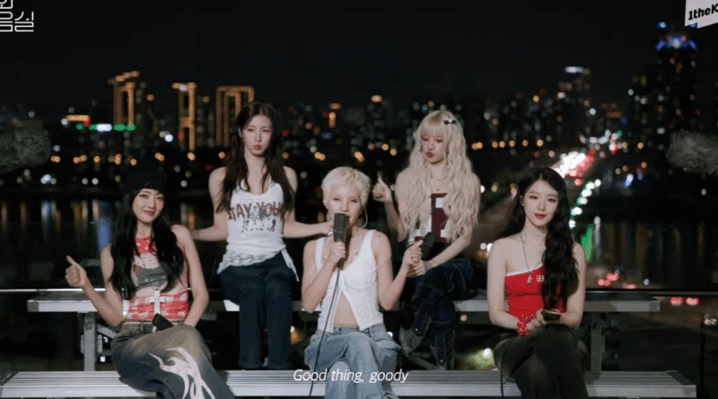 IDLE performs Good Thing live under Seoul skyline for 1theKs outdoor studio series