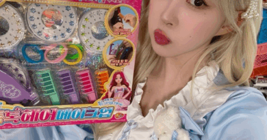 Im Dayoung of WJSN reviews kids beauty items on YouTube with stylish insights