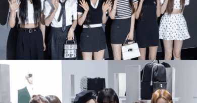 izna stuns in black and white look at Karl Lagerfeld pop up event in Seoul
