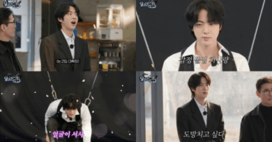 BTS Jin performs action stunts with director Jeong Duhong