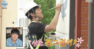 Kian84 paints mural with children on I Live Alone creating emotional peak moment