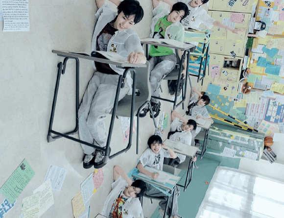 Kpop boy group KickFlip reveals second mini album Kick Out Flip Now concept photos