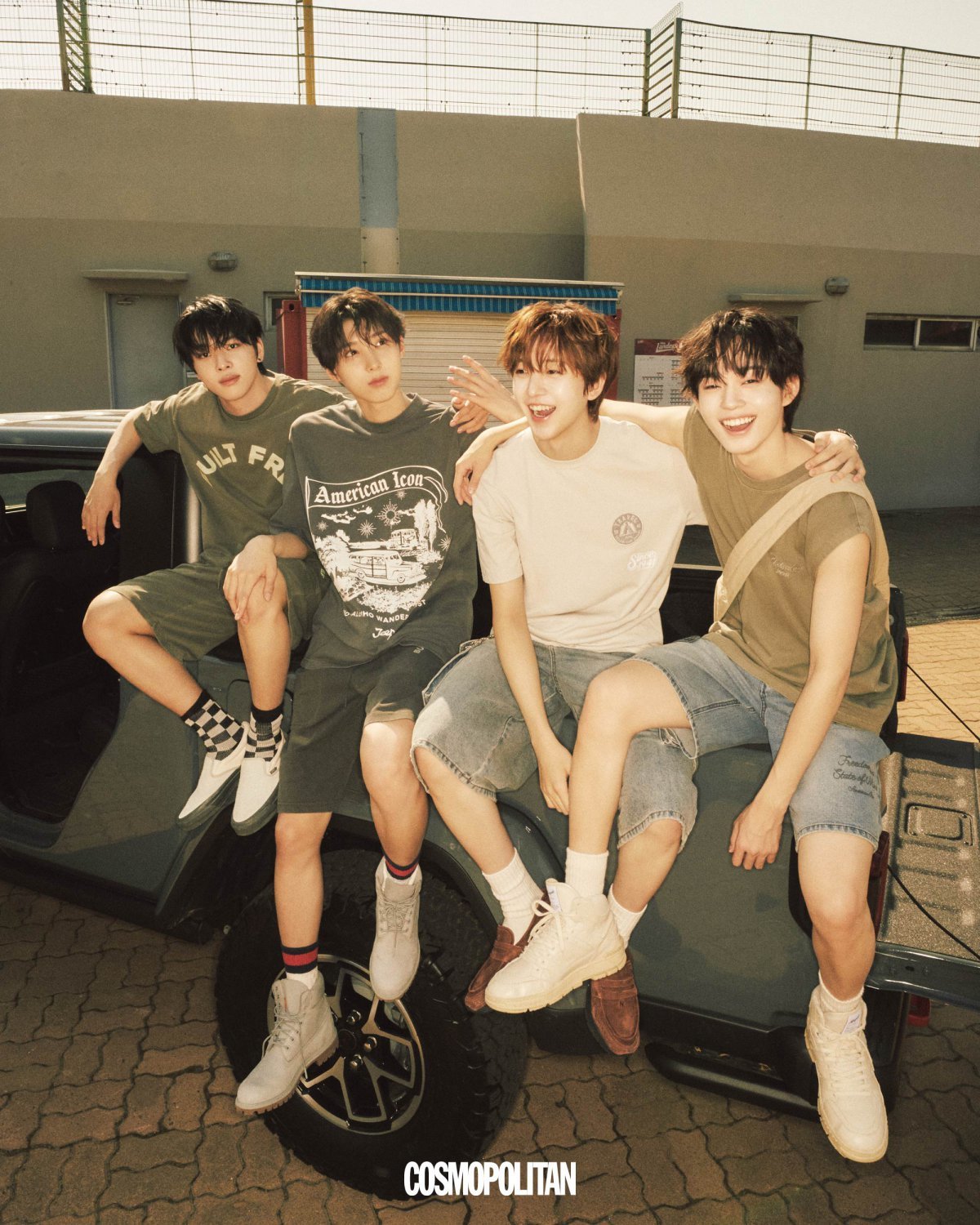 Kickflip returns with energetic styles and outfits in Cosmopolitan's latest June issue.