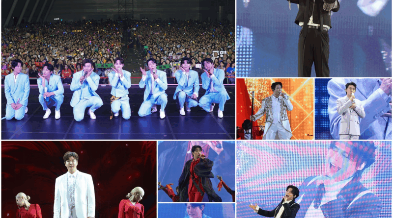 Kim Junsu joins Active King of Singers 2 tour in Jeonju for full TOP7 performance