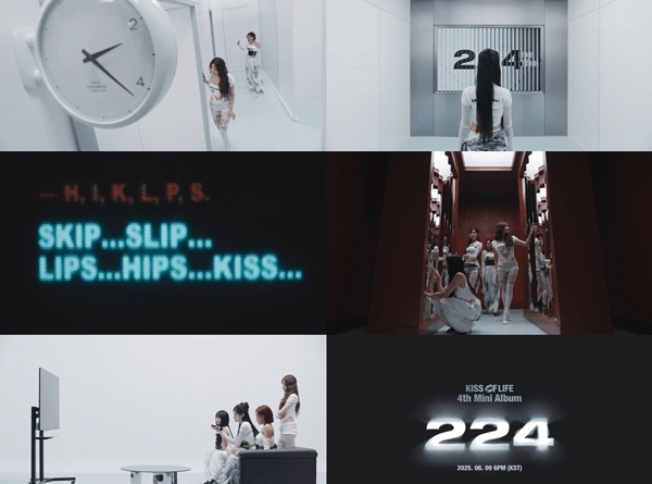 Kpop group Kiss of Life teases new album 224 with dramatic cinematic trailer