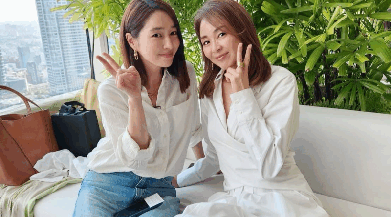 Lee Minjung and Siho Yan shine in white outfits during their Tokyo meetup
