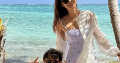 Lee Si young enjoys beach vacation with her son on Managaha Island