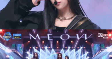 MEOVV performs debut single HANDS UP live on M Countdown stage