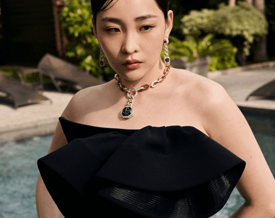 Min-ha Kim shines at Cannes wearing Pomellato high jewelry Galleria Necklace