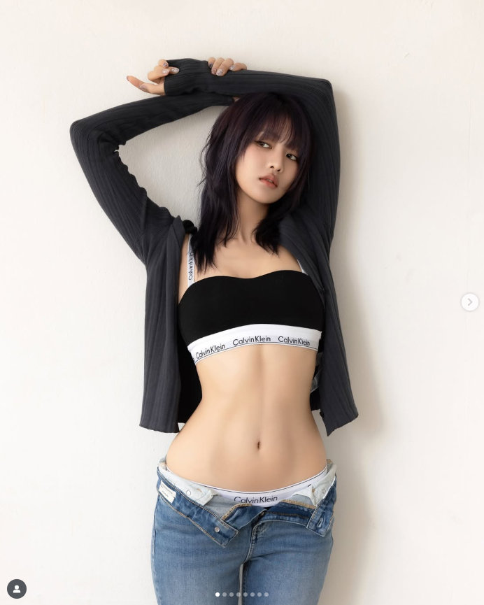 Minnie from I-dle showcases her figure in a new photoshoot for a fashion brand collaboration