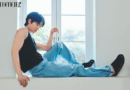 Moon Sung-hyun poses in a sleeveless shirt and jeans for a summer editorial