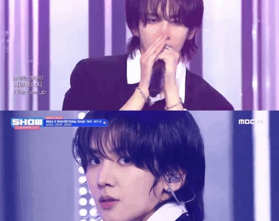 Nam Seongmo of 82Major hosts MBC M Show Champion and performs NCT U track