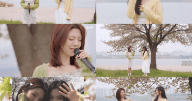 Na Yeong Joo and Lee Song Hyun perform Not a Dream in outdoor spring video cover