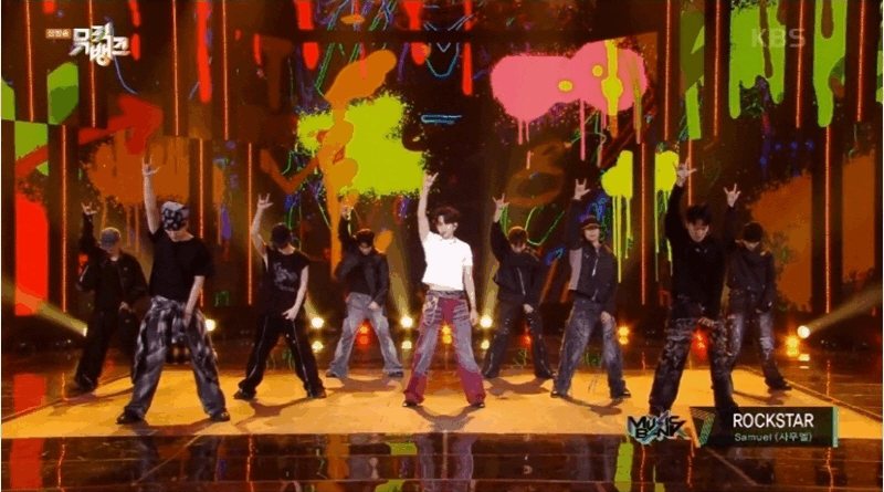 Kpop artist Samuel wraps up ROCKSTAR promotions on major Korean music shows