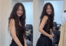 Shin Min-a captivates in sleeveless black dress showing off dimpled smile and new perm