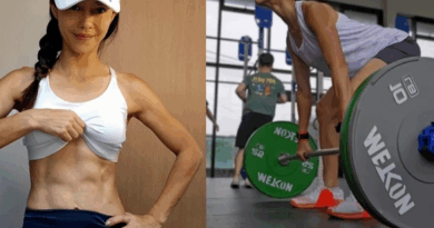 Lee Ji hyun shows off abs after CrossFit training for upcoming Spartan Race