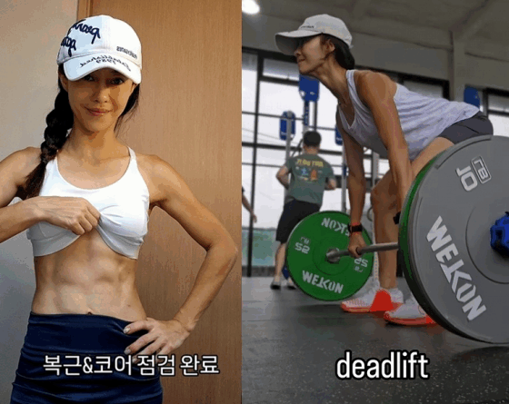 Lee Ji hyun shows off abs after CrossFit training for upcoming Spartan Race