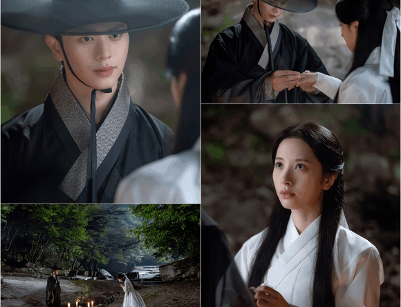 Yook Sungjae and Kim Ji Yeon share a mystical moment in The Ghost Palace
