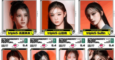 Kpop group tripleS returns to headline Strawberry Music Festival in Beijing