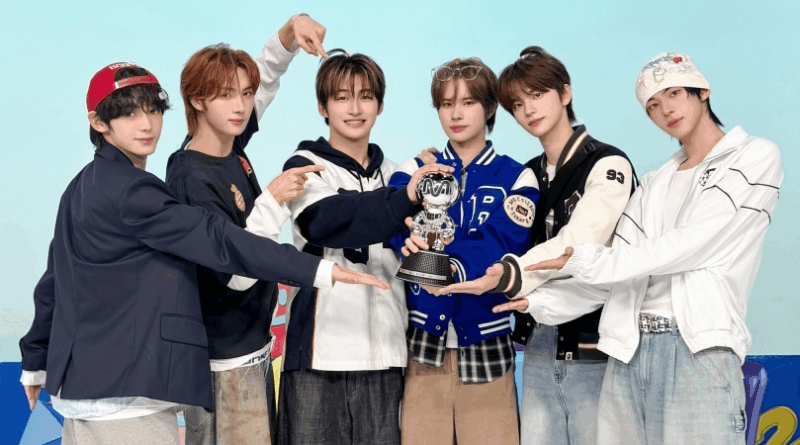 Kpop group TWS wins triple crown with TRY WITH US album