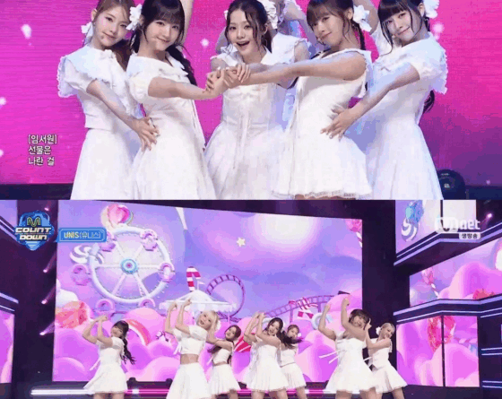 UNIS performs SWICY comeback stage on M Countdown with upgraded visuals