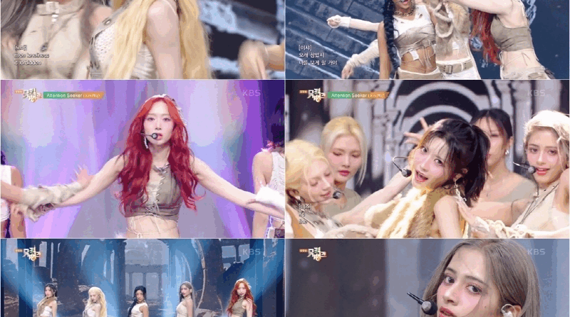XIN performs Attention Seeker at Music Bank showcasing powerful vocals and choreography