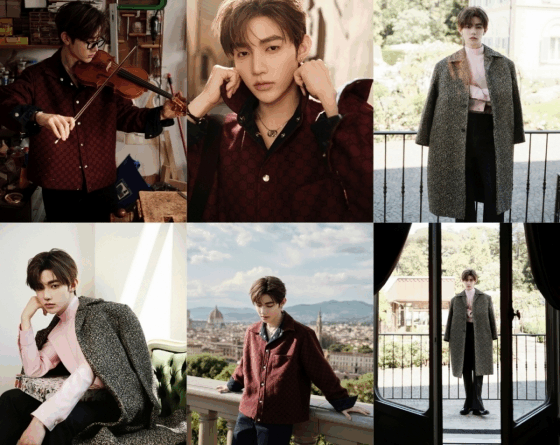 Zhang Hao attends Gucci Cruise 2026 Fashion Show in Florence Italy