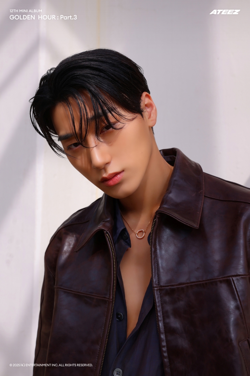Experience the captivating allure of ATEEZ in 'Golden Hour: Part 3'.