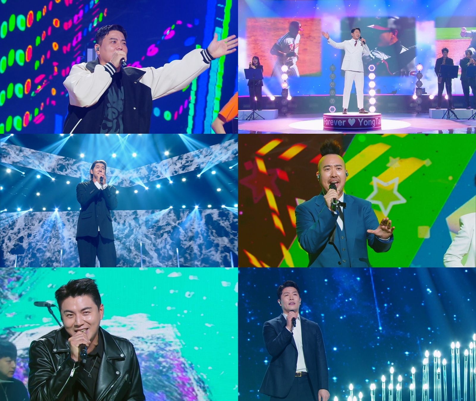 Baseball stars from Korea show their musical talents on Immortal Songs special.