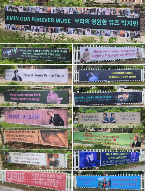 Jimin fans host worldwide events to mark his military discharge from BTS.