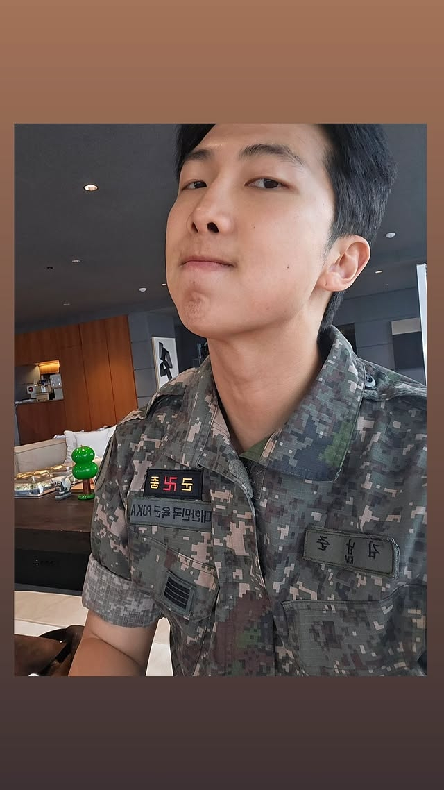 BTS RM shares a new Instagram update ahead of military discharge