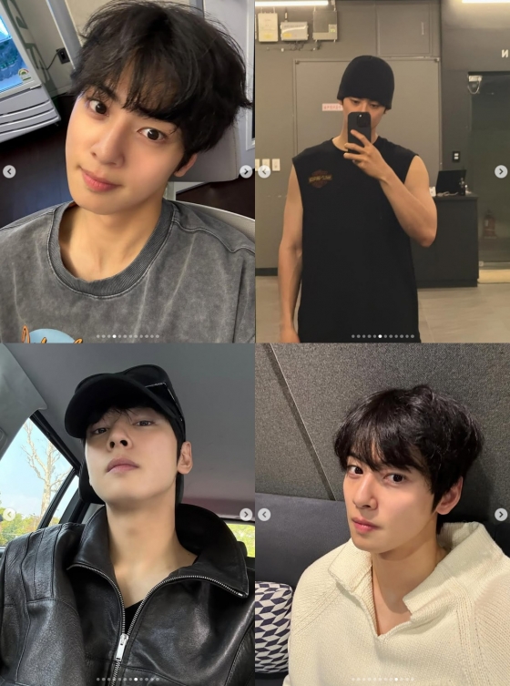 K-pop star Cha Eun-woo impresses fans with his stunning visuals and selfies