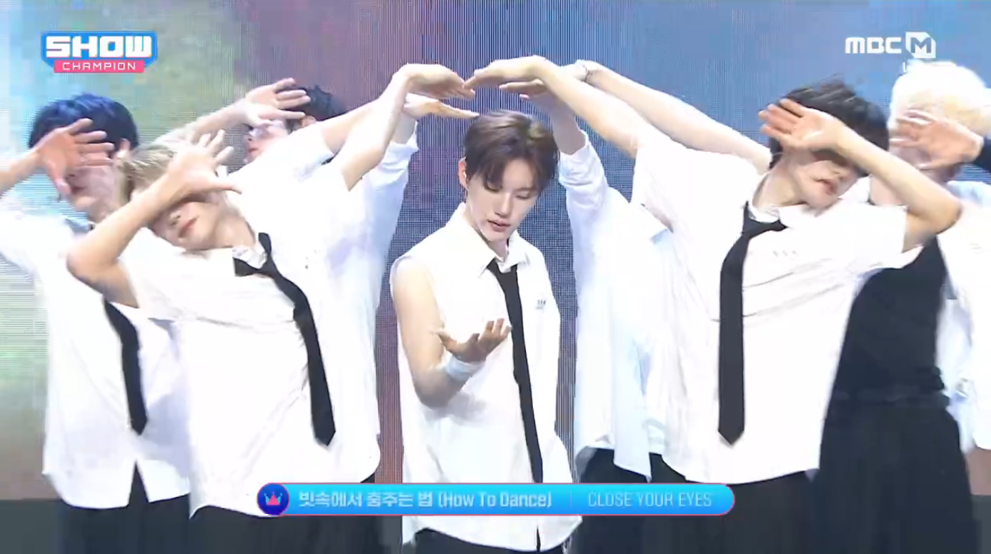 Energetic performance by CLOSE YOUR EYES on MBC M's Show Champion captivates fans