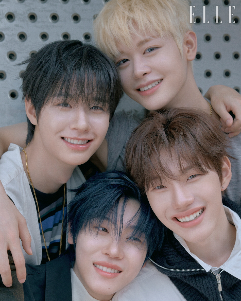 Experience the youthful charm of Close Your Eyes in their latest ELLE feature spread