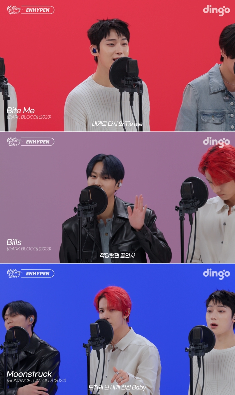ENHYPEN energizes fans with their appearance on Dingo Music's Killing Voice
