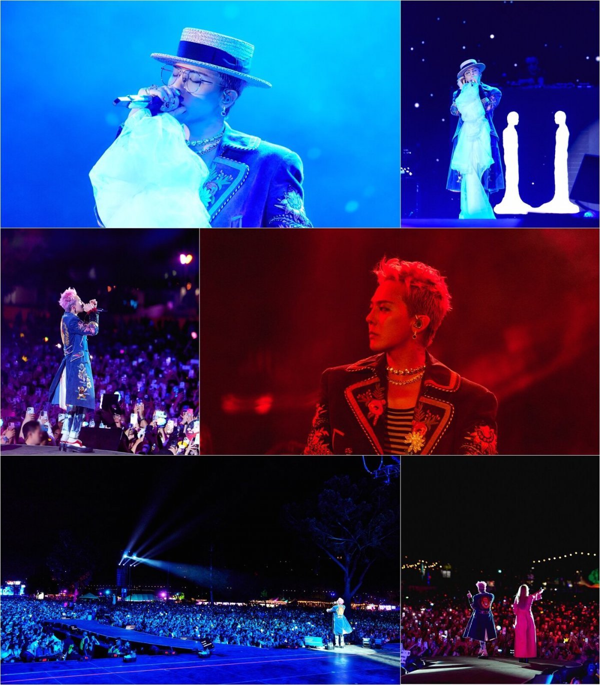 G-Dragon performs at HITC LA 2025, marking his return to the US stage after eight years