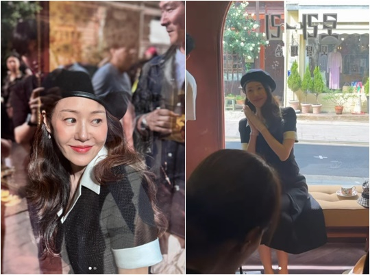 Go Hyun-jung is seen captivating audiences with her timeless beauty in a new vlog release