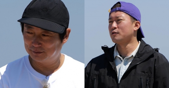 Kim Dae Ho and Lee Soo Geun clash on MBC's Half-Star Hotel in Lost Island show.